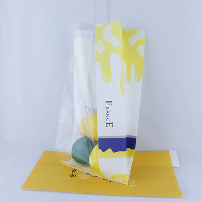 Sacos de papel para sanduíches resistentes à gordura, de qualidade alimentar, sacos de papel revestidos de papel impresso