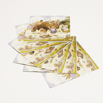Papel de impressão personalizado de mesa guardanapo descartável impermeável Decorado