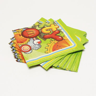 2 servilhões de coquetel impressos, de madeira virgem, de pasta personalizada. Servilhões de jantar.