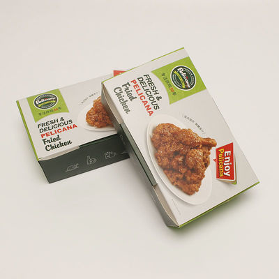 Caixa de embalagem de alimentos descartável Kraft
