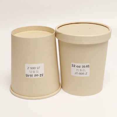 Sopa à prova de vazamento, composto e imprimível, papel 8 oz, sopas com tampa.