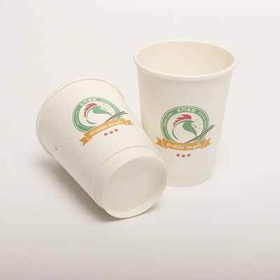 Biodegradáveis Duas paredes para levar Copas de café Eco Amigável 360 ml 12 onças
