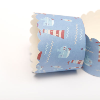Copo de papel de bolo de qualidade alimentar, caixa de papel de bolo de panificação com logotipo.
