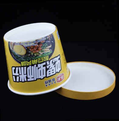 Copo de papel biodegradável de sopa com isolamento de tampa 32 oz