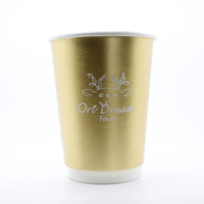 Copo de papel de beber descartável de 450 ml redondo, leve, personalizado