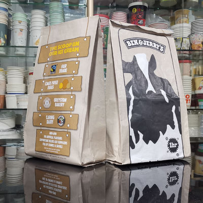 Embalagens de papel reciclável