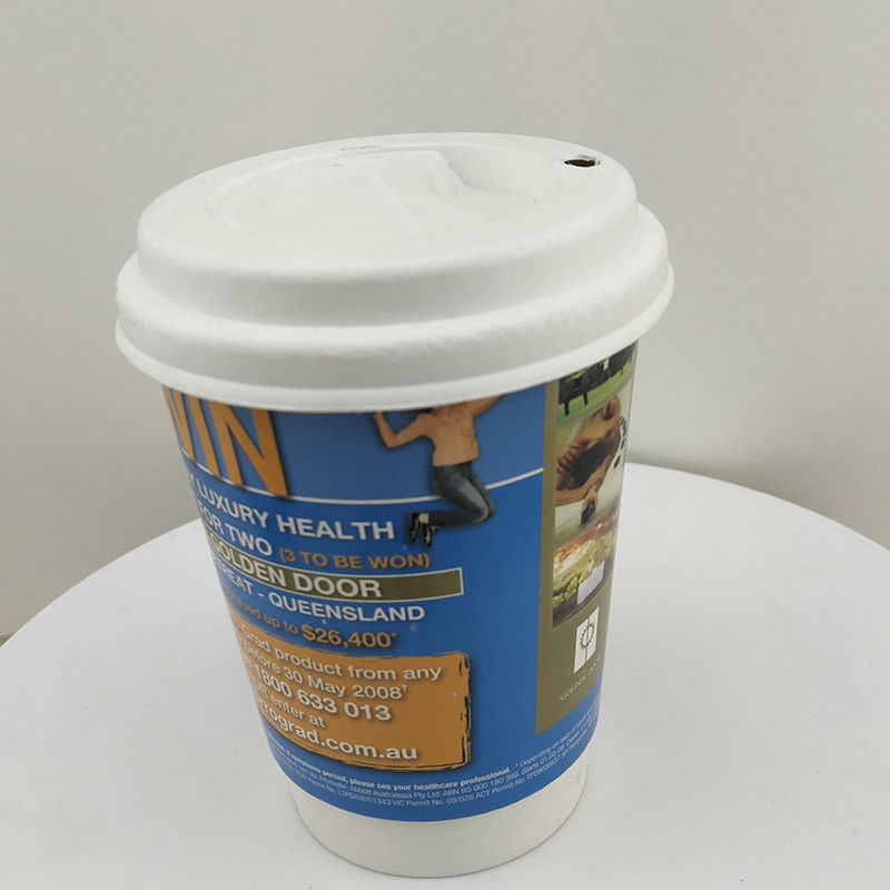 Eco-friendly Double Wall Paper Cup 10 Oz Isolamento descartável para bebida quente