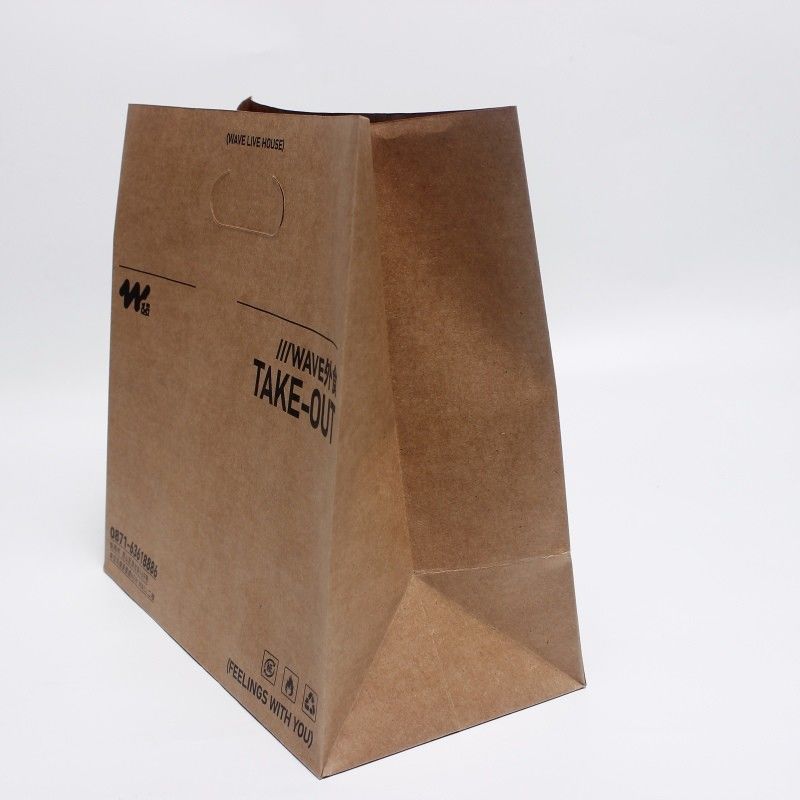 Spot Nordic Wind Creative Saco de papel Kraft lavável Saco de armazenamento de lacrimejamento de frigorífico